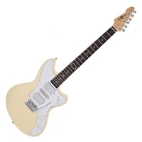Seattle Electric Guitar by Gear4music, Vintage White